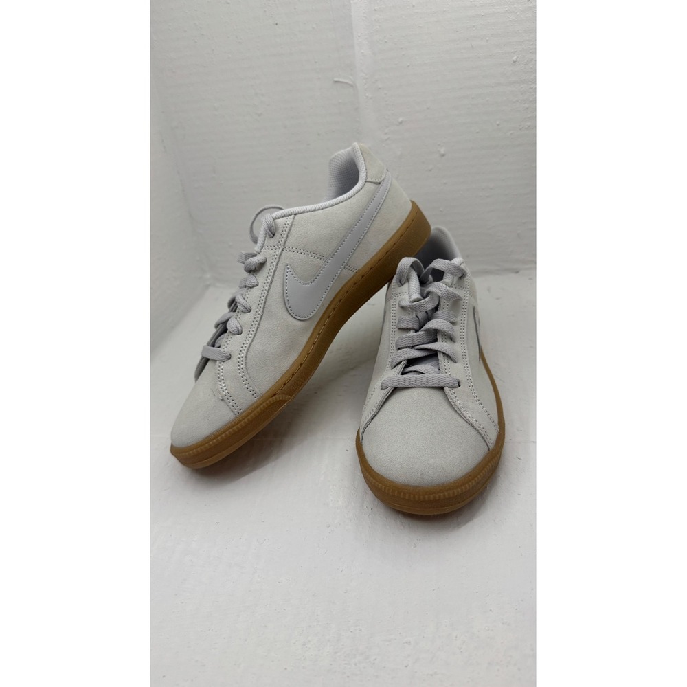 Nike Court Royale Suede Light Grey Gum Sole Sneakers 916795-001 Womens 8.5